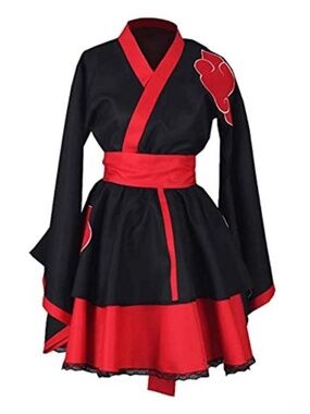 Naruto Akatsuki 3 piece Lolita cosplay XL